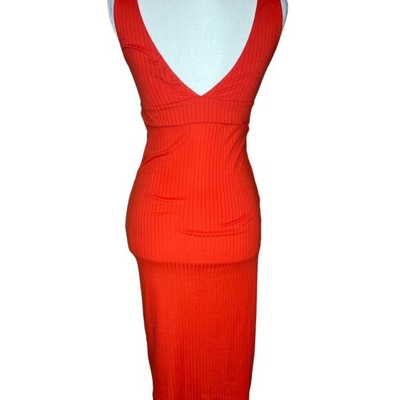 Derek Heart ribbed button front midi dress size Small - Picture 5 of 7